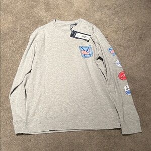 Vineyard Vines Kids Gray Long Sleeve Tee